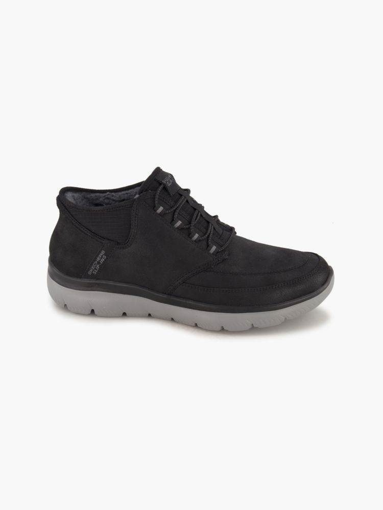 Skechers HANDS FREE SLIP-INS Hoher Sneaker – Schwarz