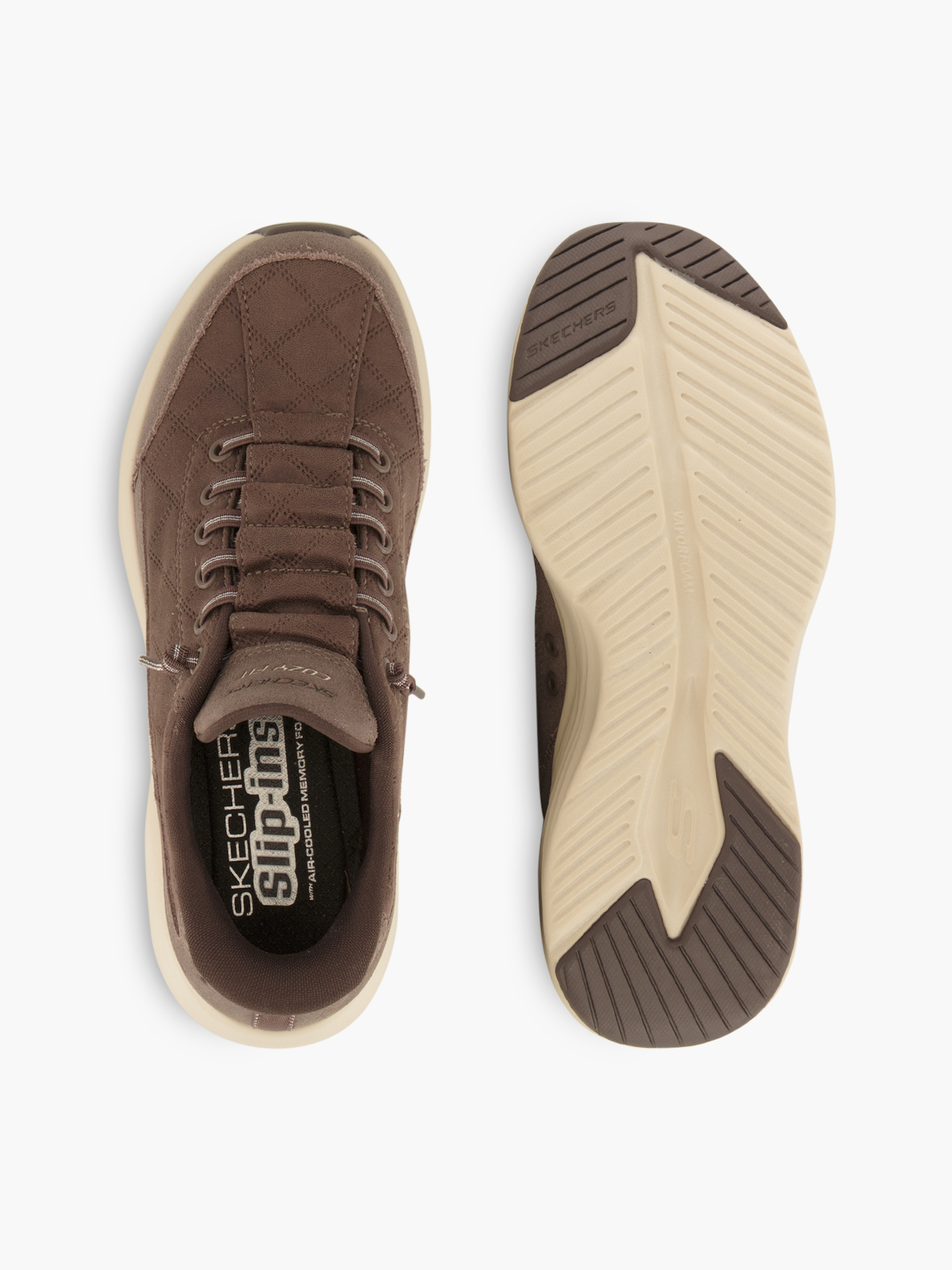 Skechers HANDS FREE SLIP-INS COZY FIT Sneaker – Braun