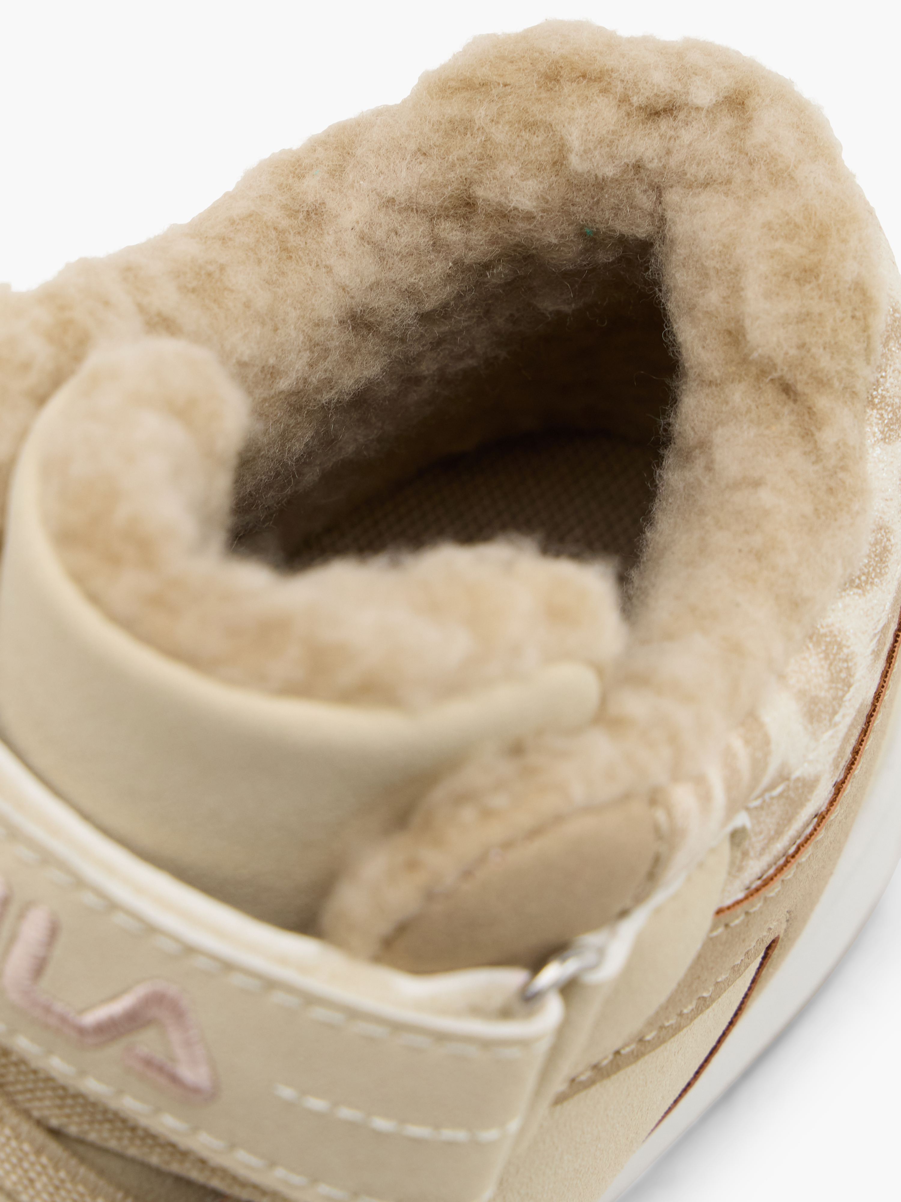 FILA Hoher Sneaker – Beige