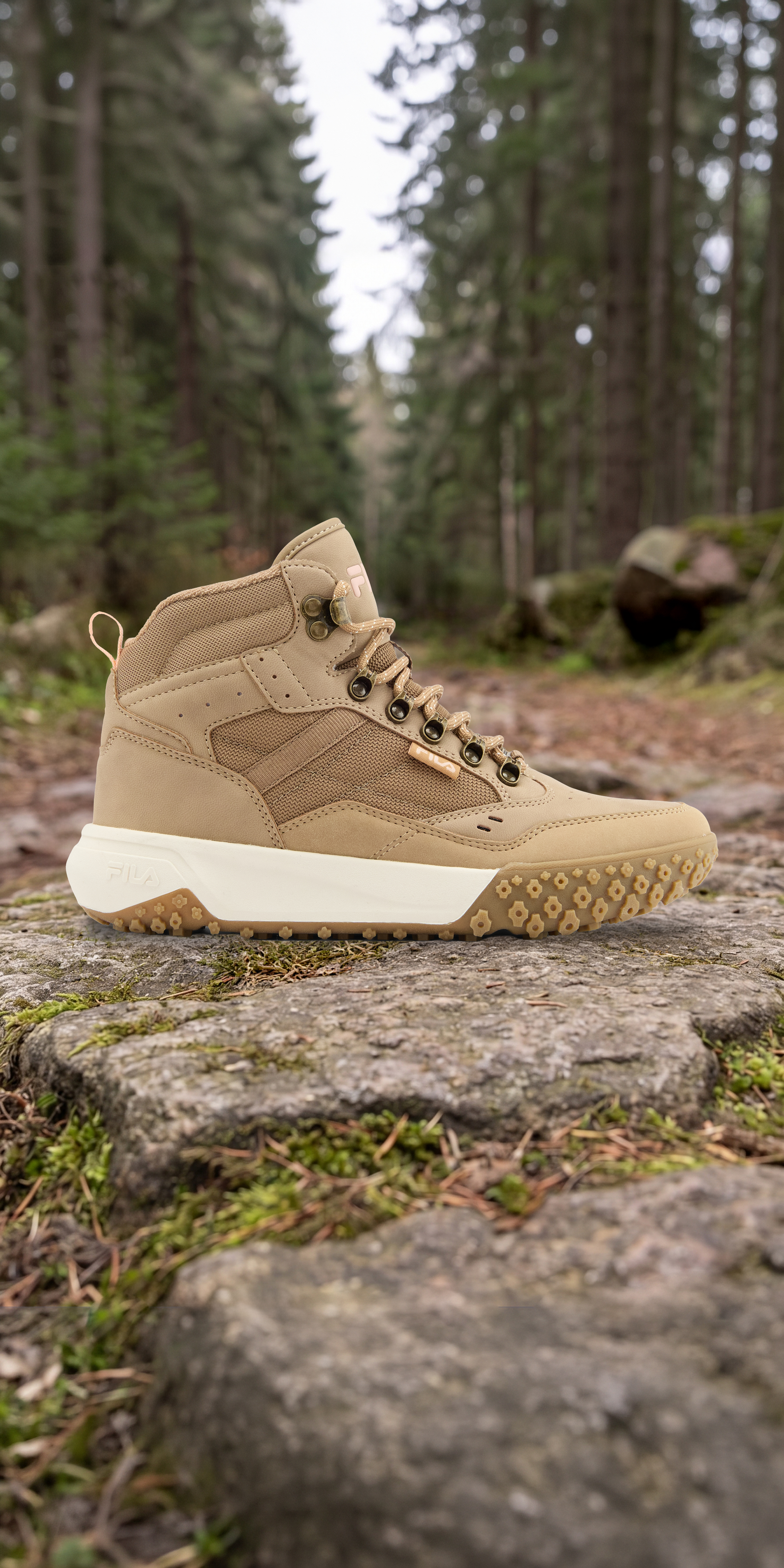 FILA Schnürboots – Beige