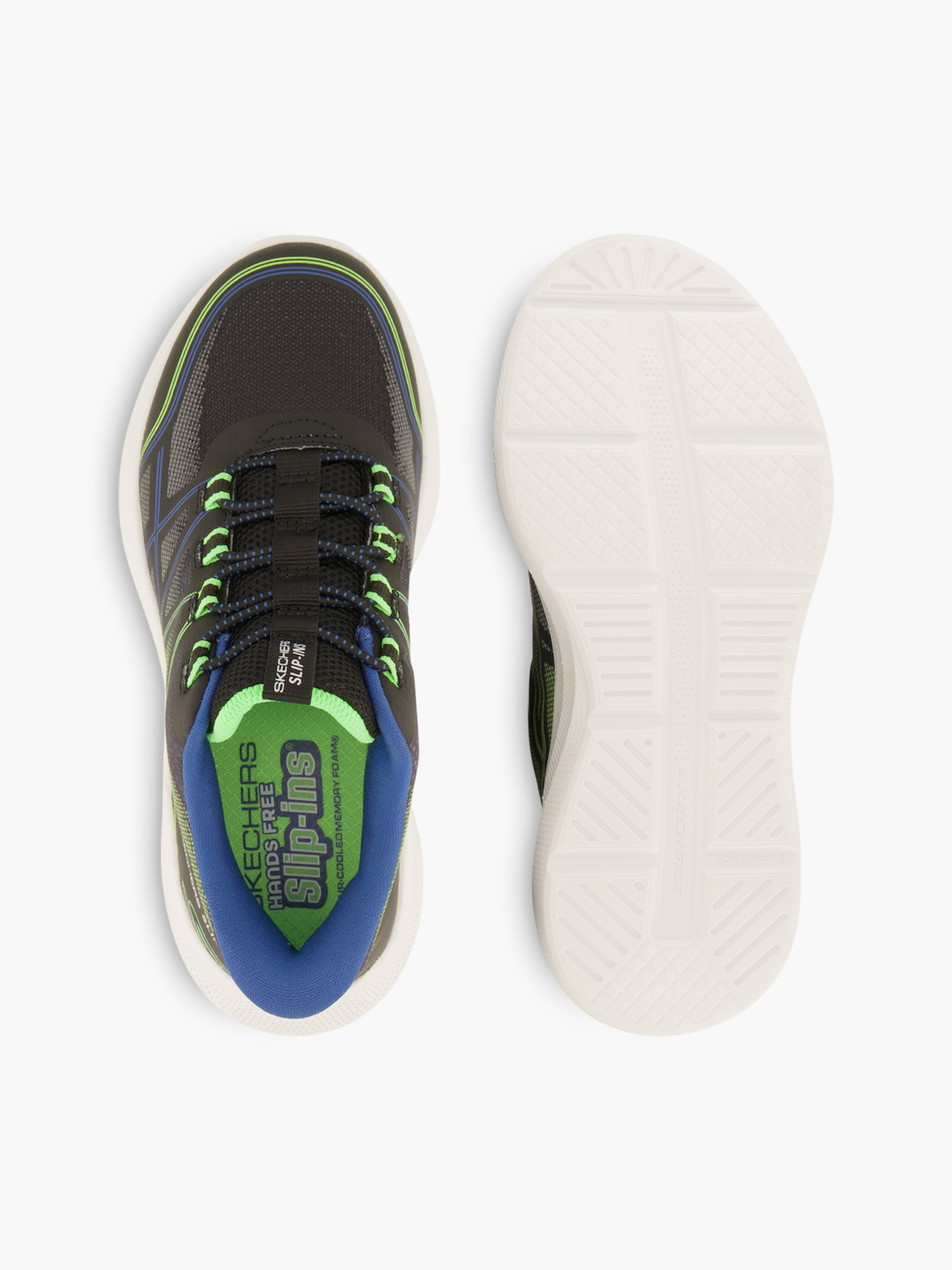 Skechers HANDS FREE SLIP-INS MICROSPEC MAX Sneaker – Blau