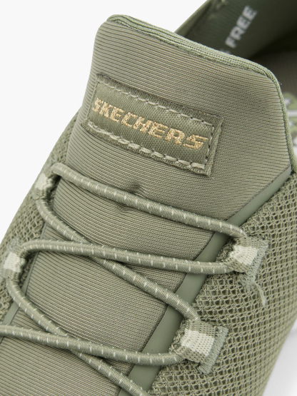 Skechers PURE GENIUS SWIFT FIT Slip-Ons – Olive