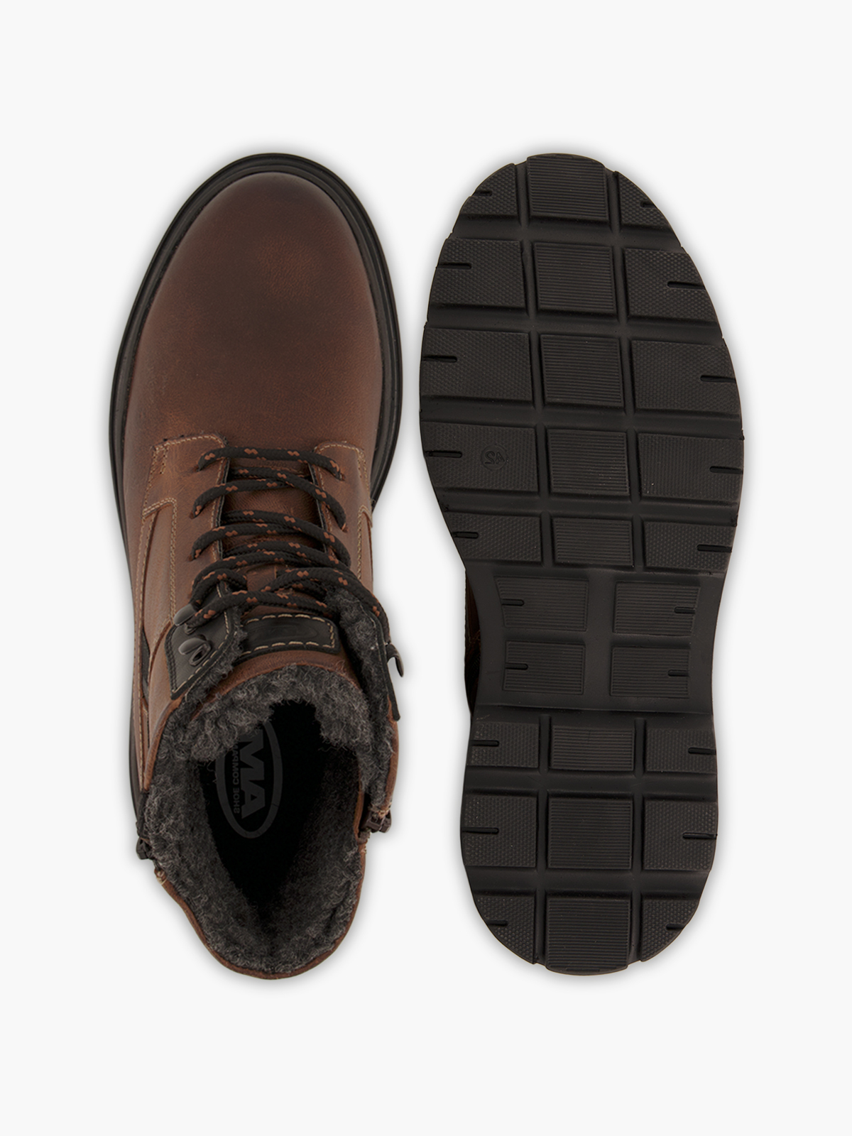 AM Shoe Schnürboots – Braun