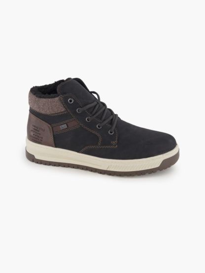 Rieker Schnürboots – Schwarz