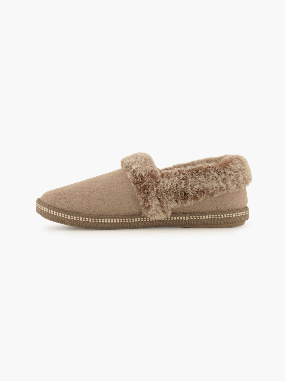 Skechers COZY CAMPFIRE Plüsch-Hausschuh – Beige