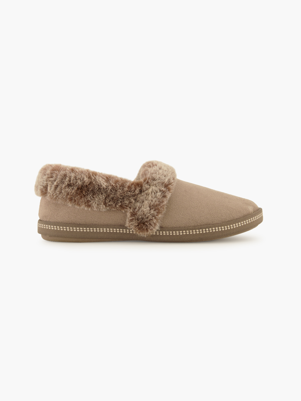 Skechers COZY CAMPFIRE Plüsch-Hausschuh – Beige