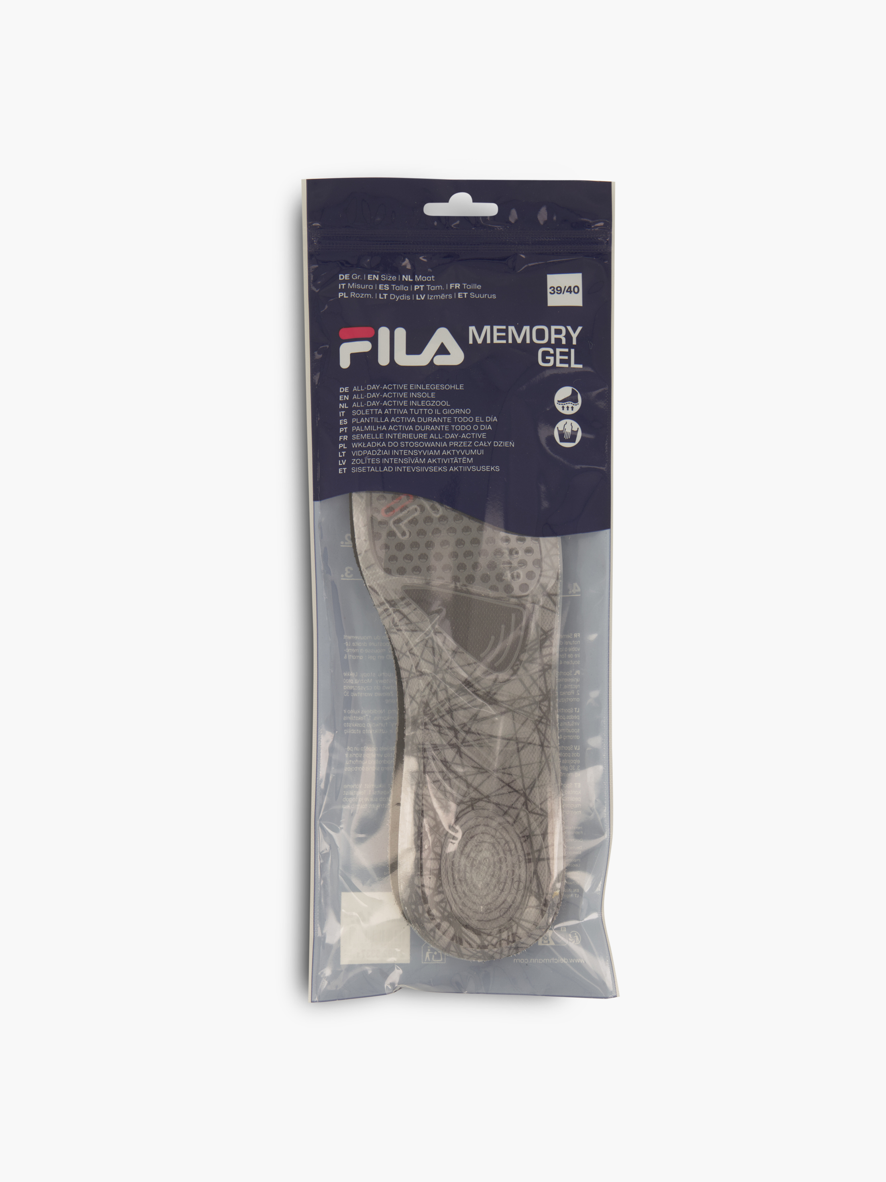 FILA 35/36 - 47/48 Einlegesohle – Schwarz
