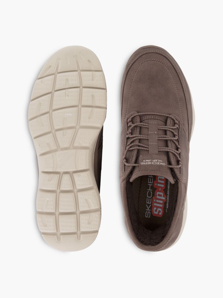 Skechers HANDS FREE SLIP-INS Hoher Sneaker – Braun