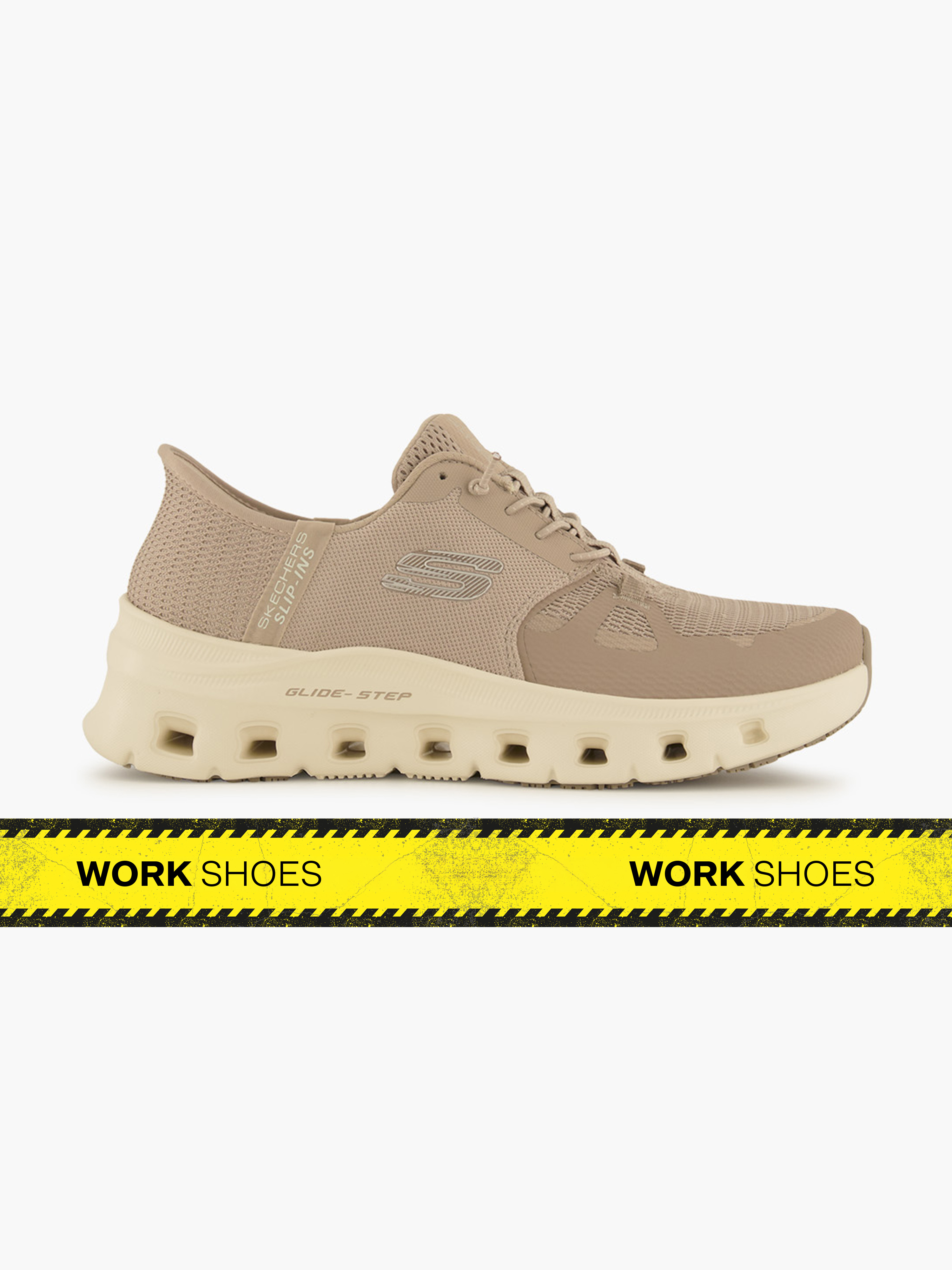 Skechers HANDS FREE SLIP-INS GLIDE-STEP PRO Sneaker – Beige
