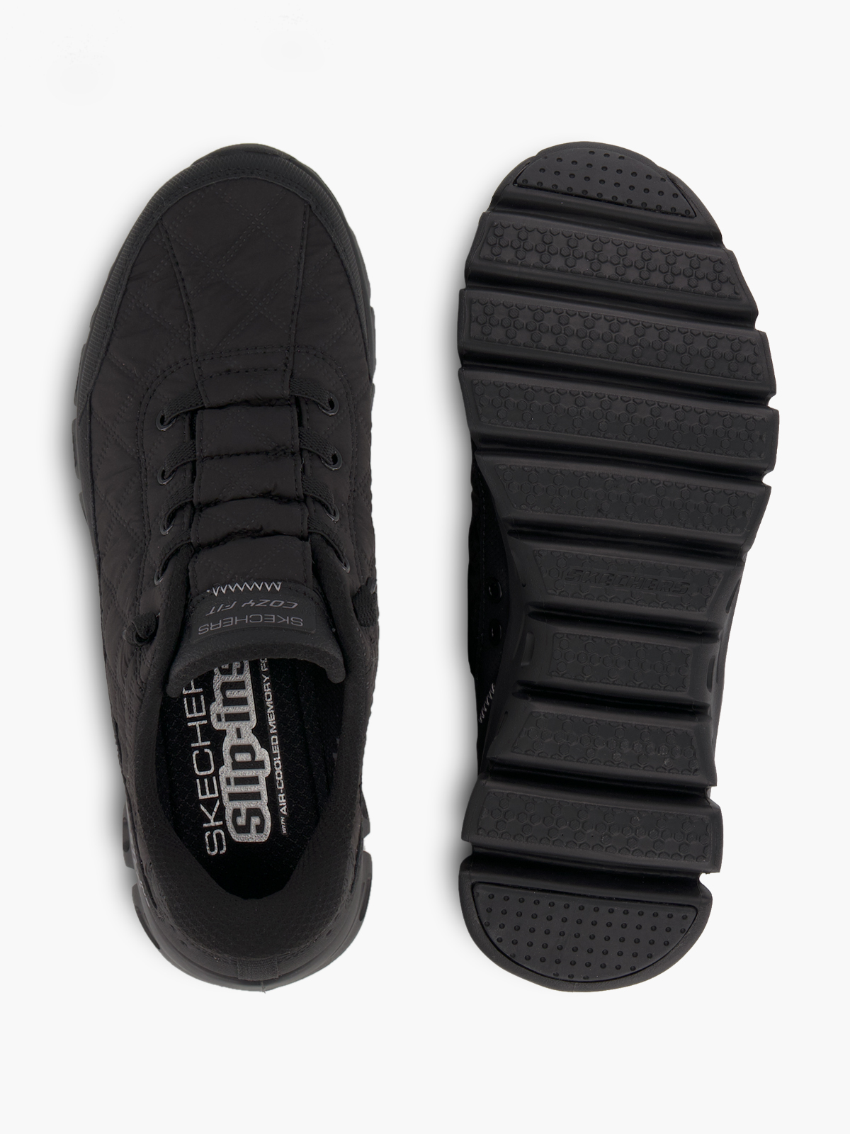 Skechers HANDS FREE SLIP-INS GLIDE STEP COZY FIT Sneaker – Schwarz