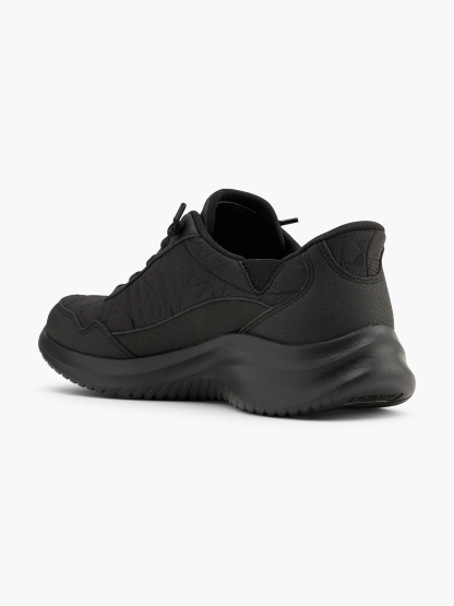 Skechers SWIFT FIT COZY FIT Slip-Ons – Schwarz