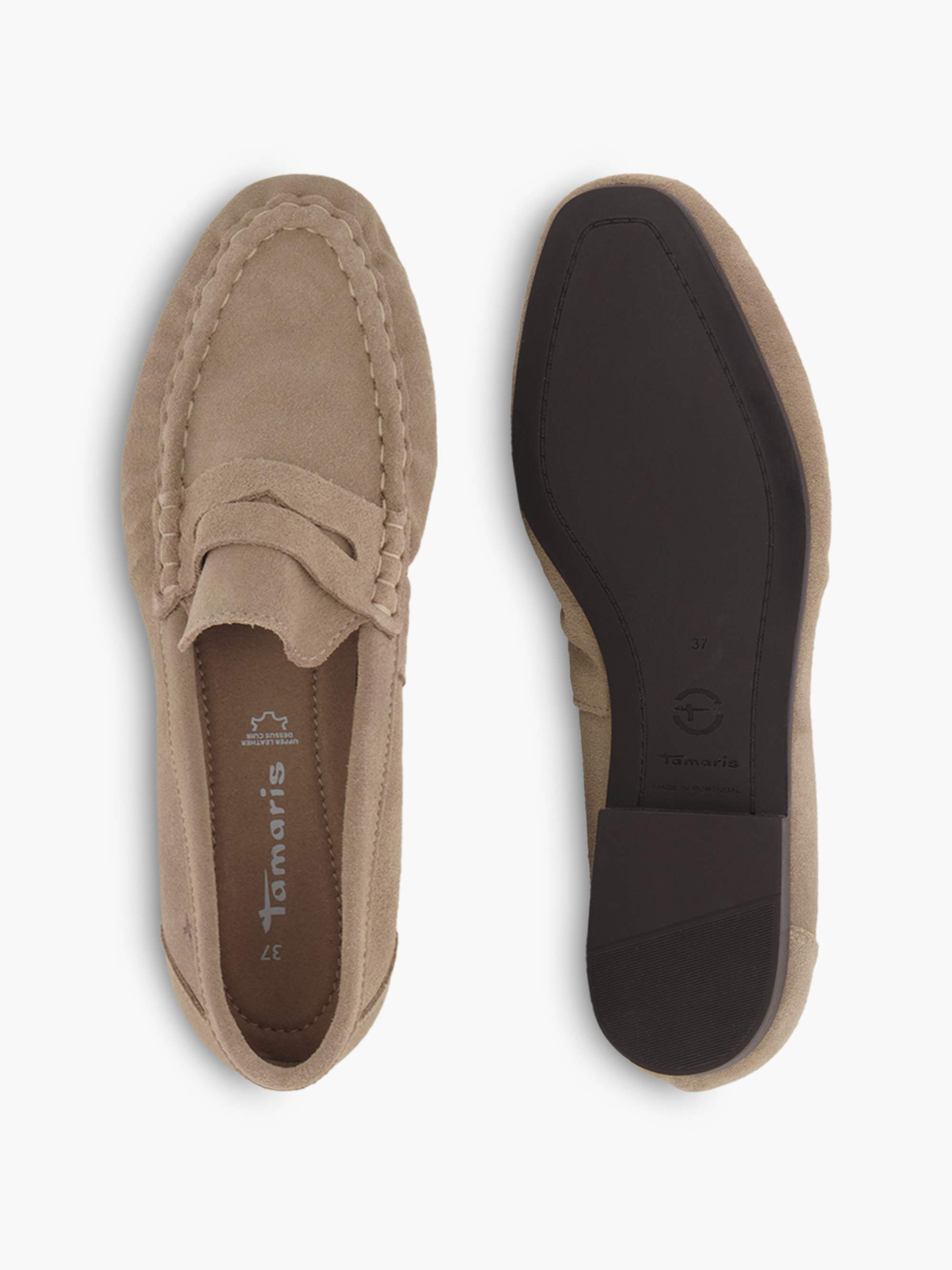 Tamaris Loafer – Blau – Taupe
