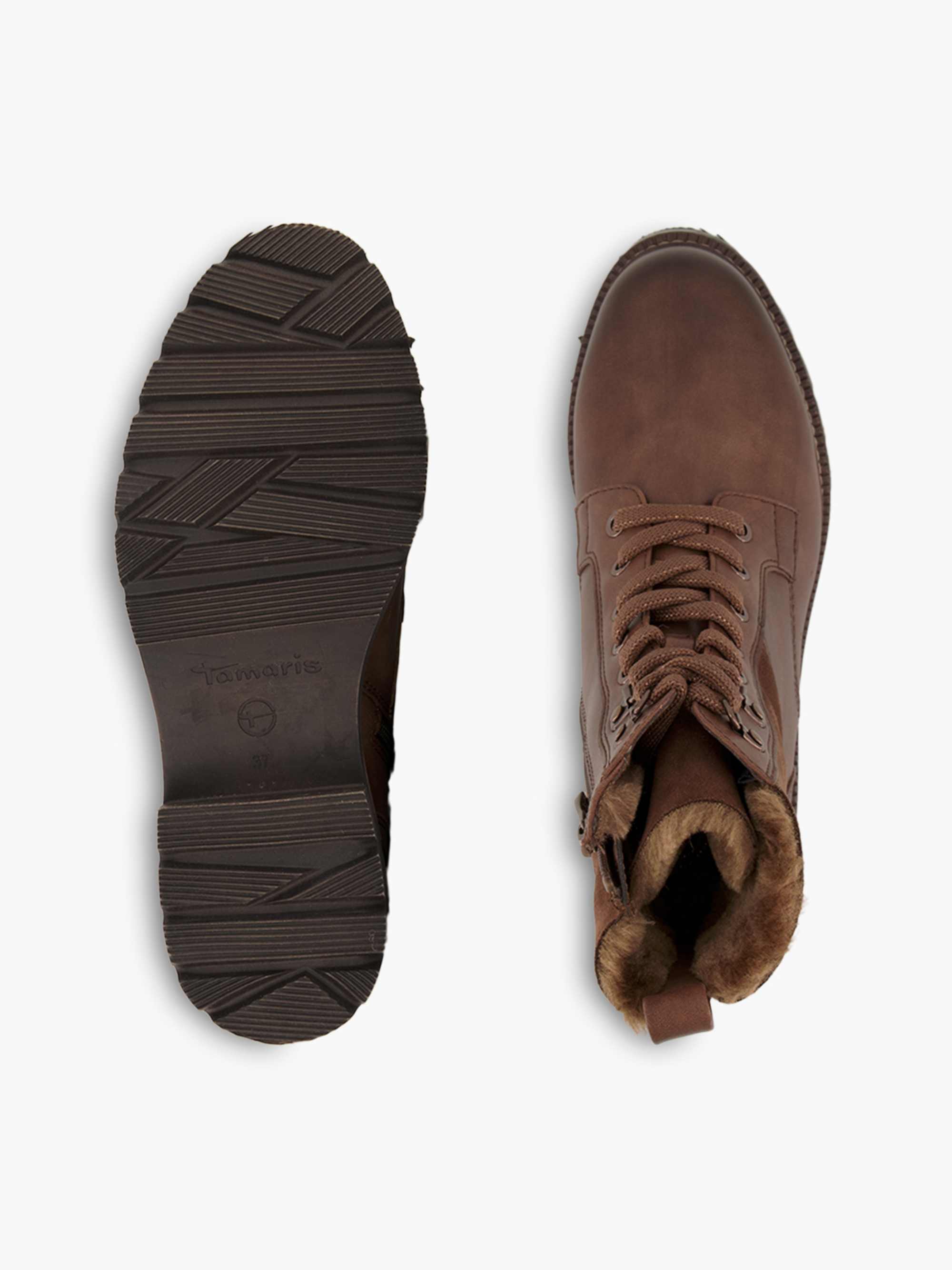 Tamaris Schnürboots – Cognac – Cognac