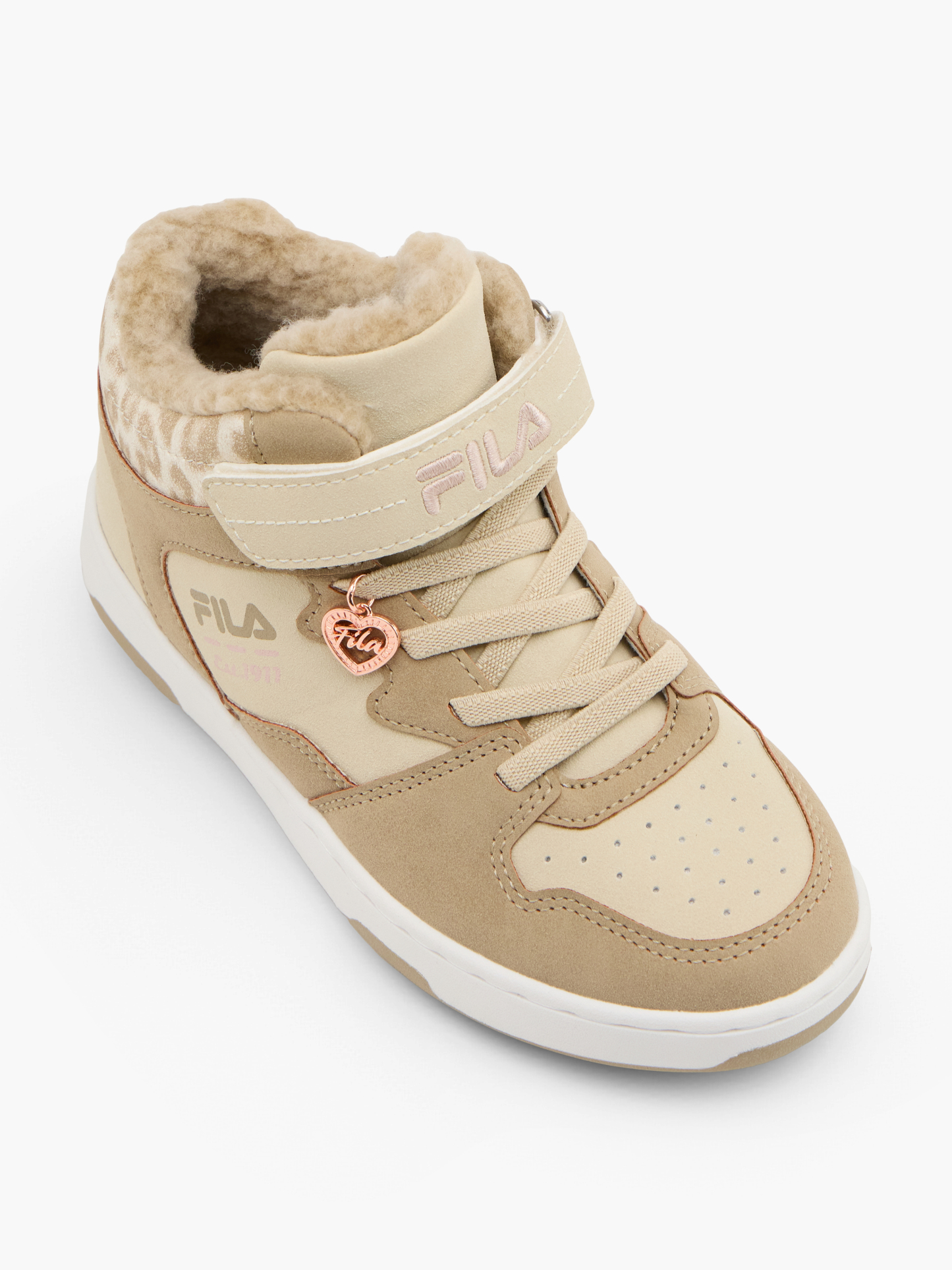 FILA Hoher Sneaker – Beige