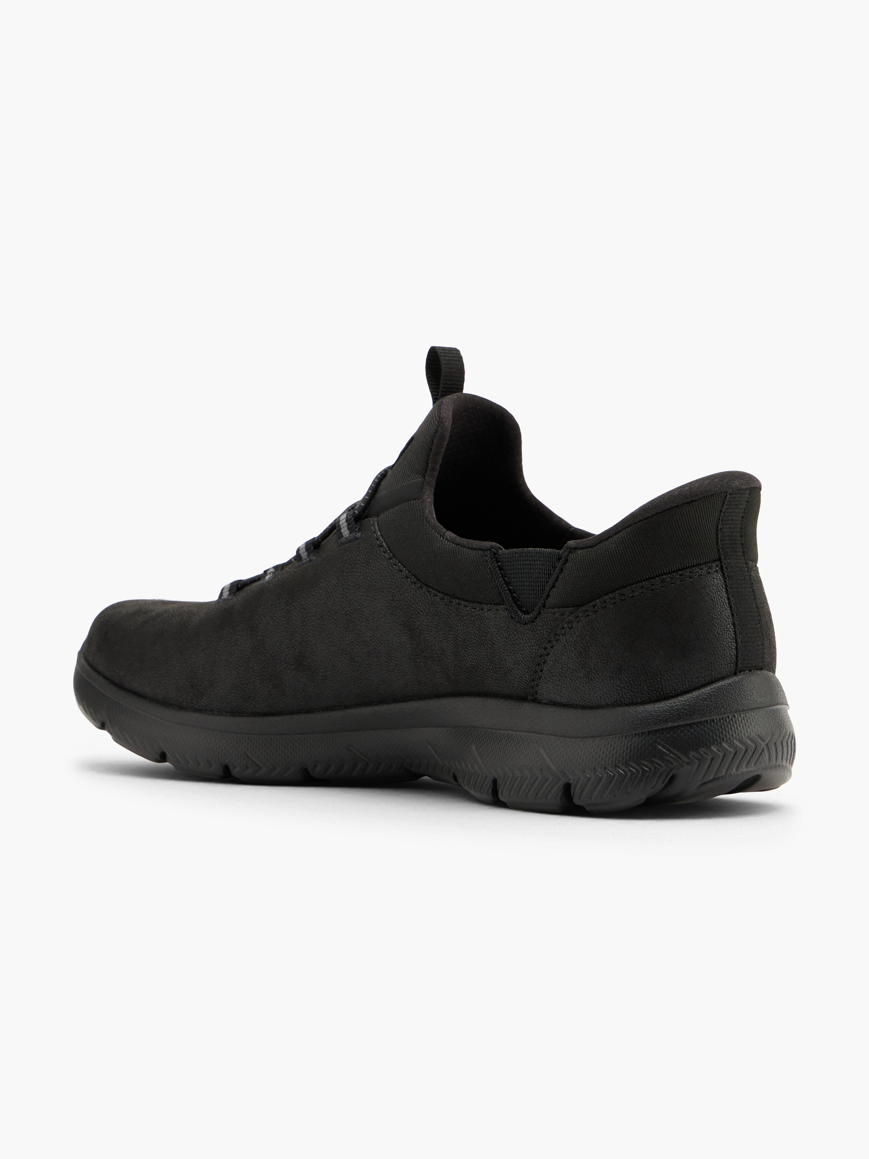Skechers PURE GENIUS SWIFT FIT Slip-Ons – Schwarz