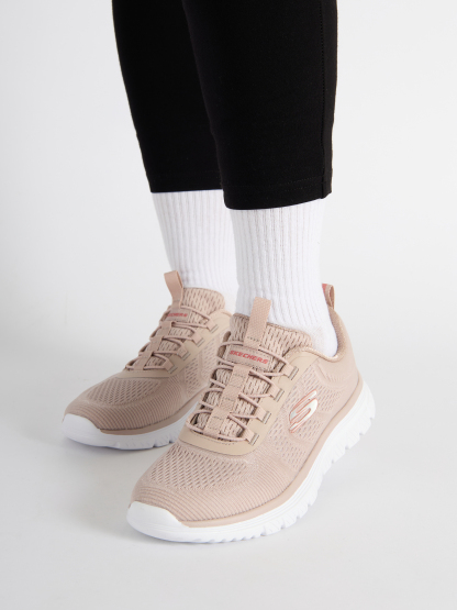 Skechers GRACEFUL 4.0 Slip-Ons – Pink