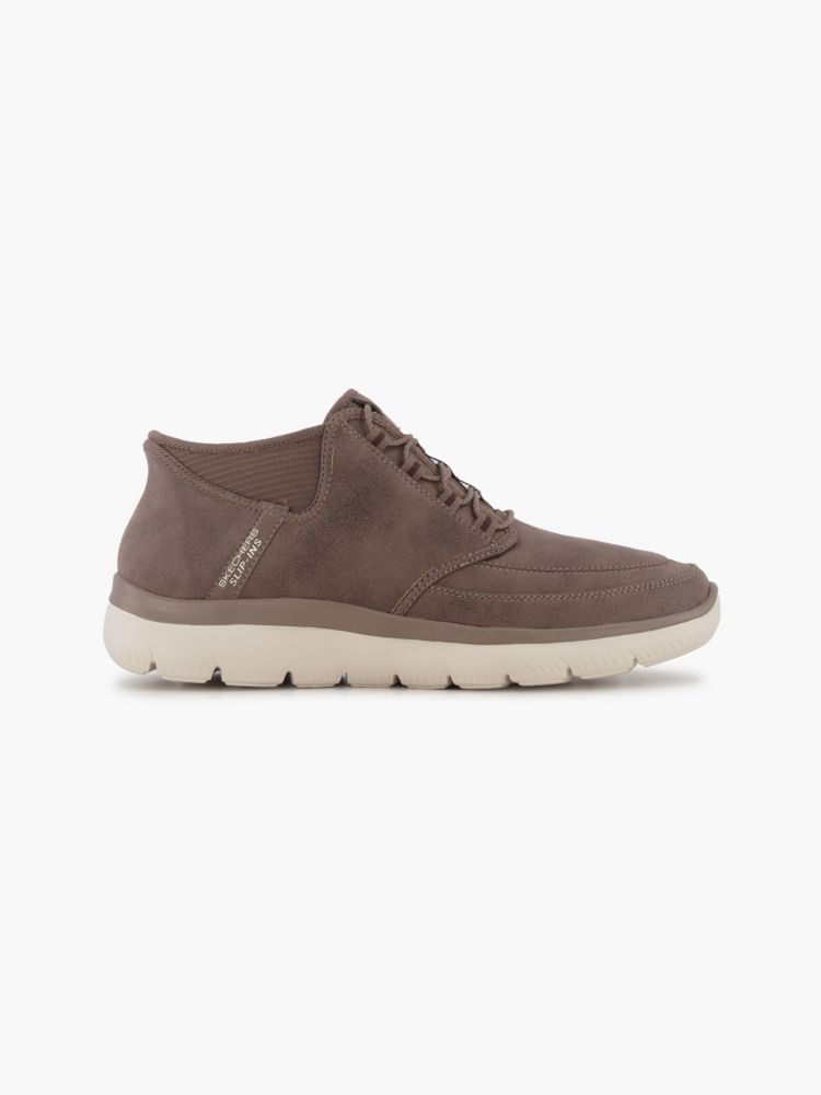 Skechers HANDS FREE SLIP-INS Hoher Sneaker – Braun
