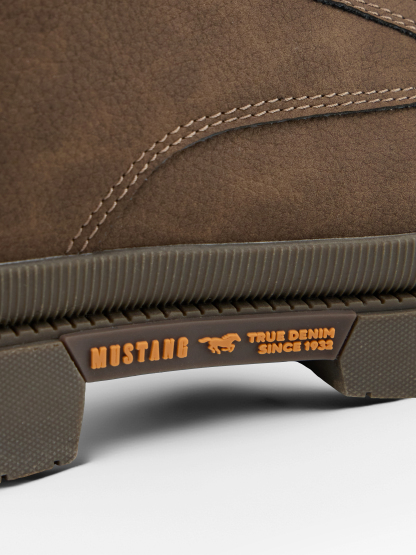 MUSTANG Schnürboots – Braun