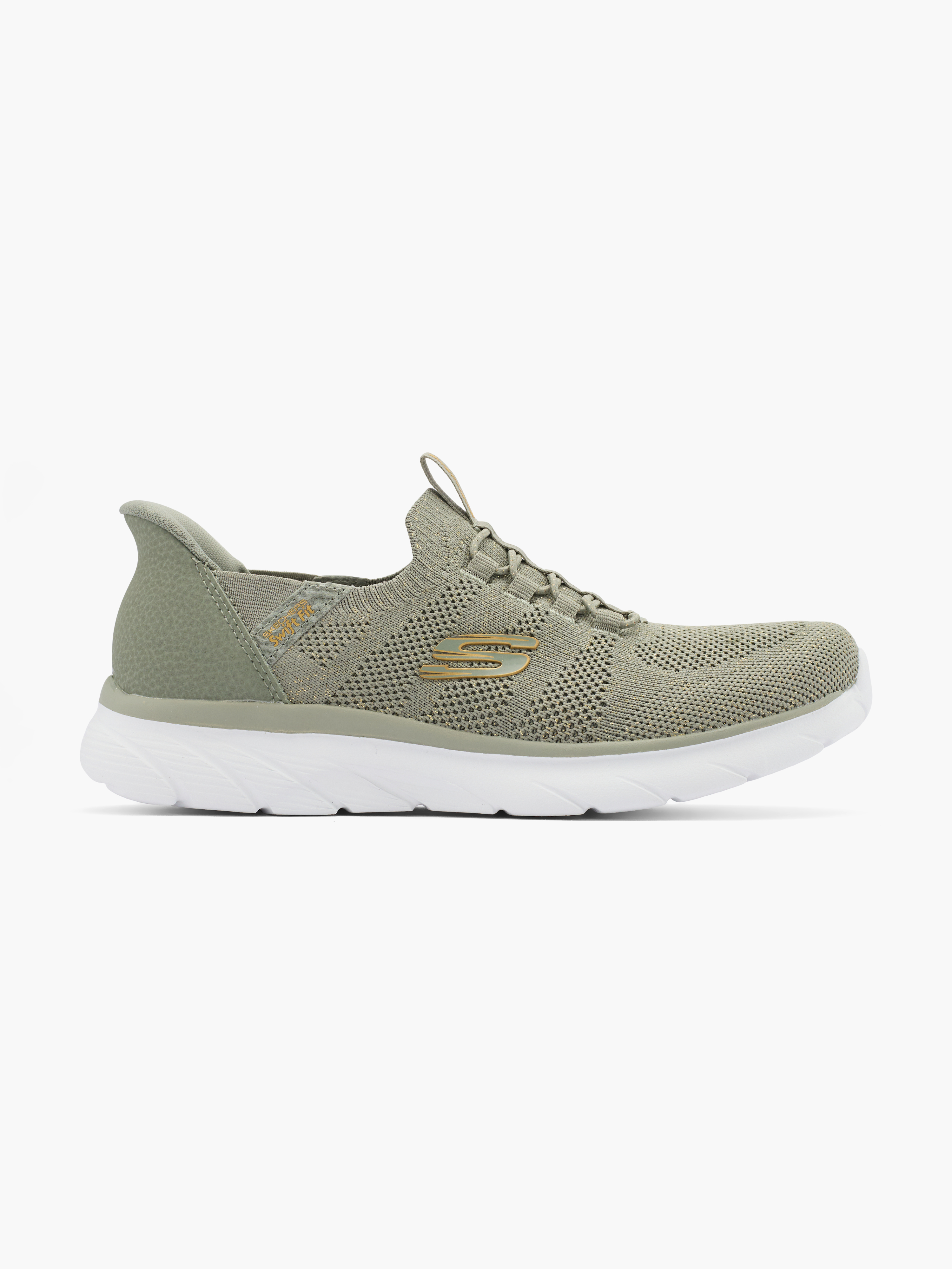 Skechers SWIFT FIT SOLE PROVIDER Slip-Ons – Olive