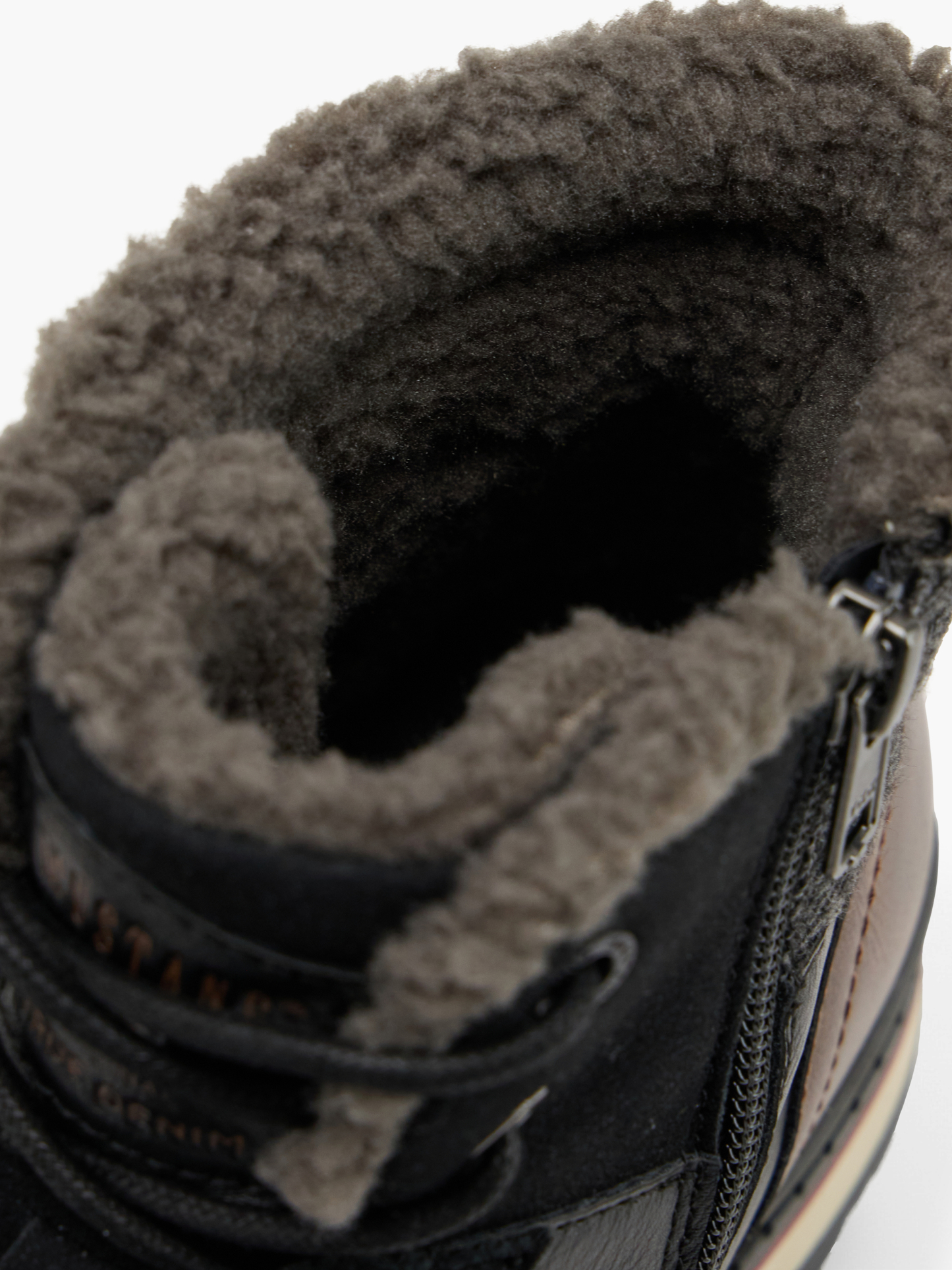 MUSTANG Schnürboots – Schwarz