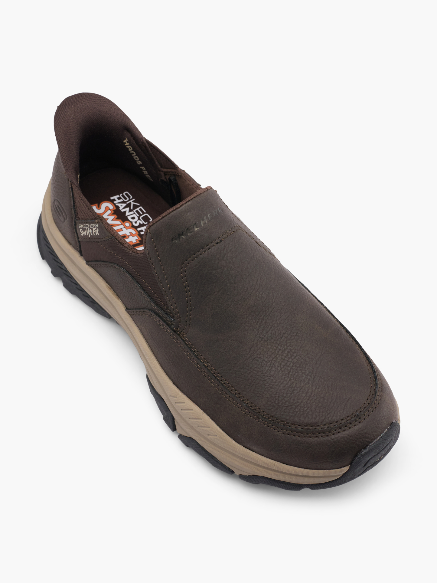 Skechers SWIFT FIT Slip-Ons – Braun
