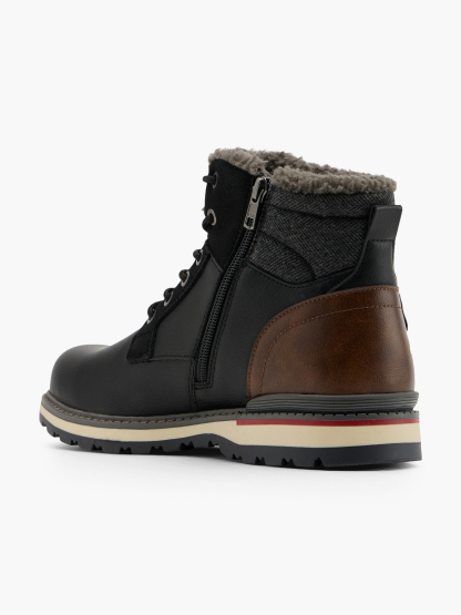 MUSTANG Schnürboots – Schwarz