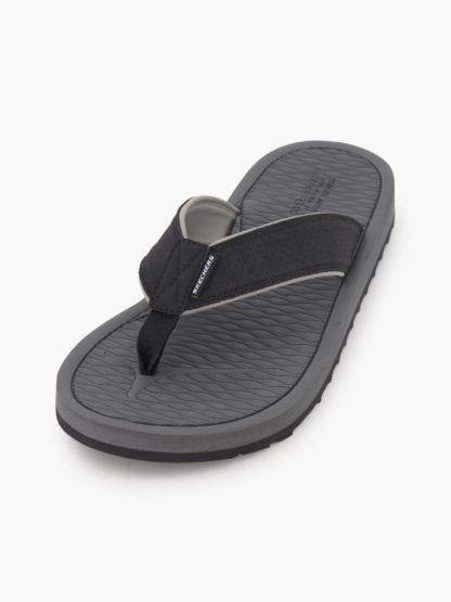 Skechers Pantoletten-Zehentrenner – Schwarz