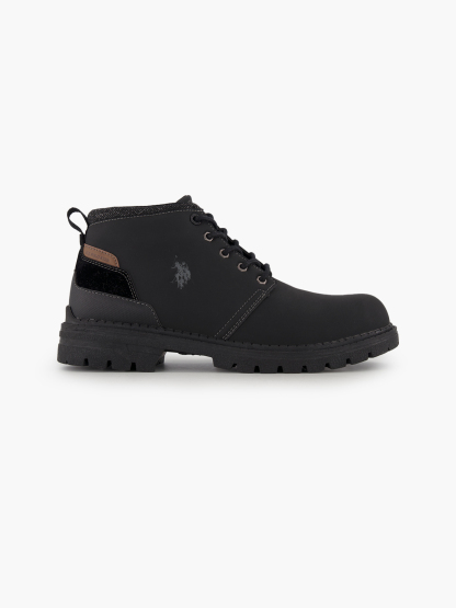 U.S. Polo Schnürboots – Schwarz