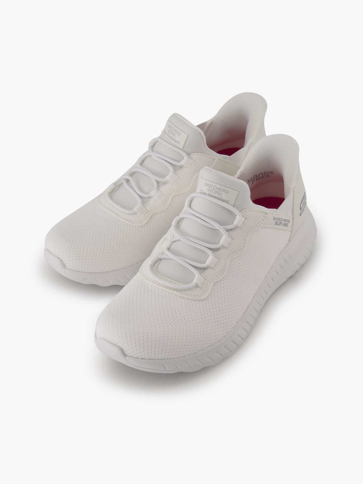 Skechers HANDS FREE SLIP-INS  WORK Sneaker – Weiss