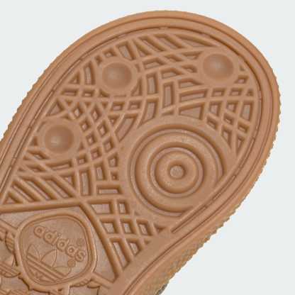 Handball Spezial Comfort Closure Elastic Lace Kids Schuh – Grey Strata / Off White / Gum – HQ2979