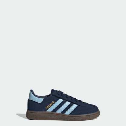 Handball Spezial Kids Schuh, Komfortverschluss, elastische Schnürsenkel – Collegiate Navy / Clear Sky / Gum – JQ6380
