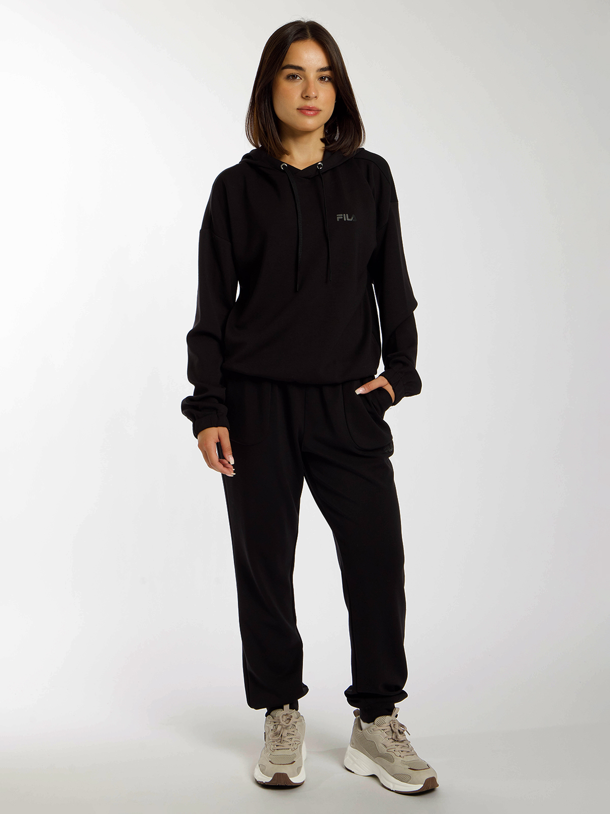 FILA Kapuzenpullover – Schwarz