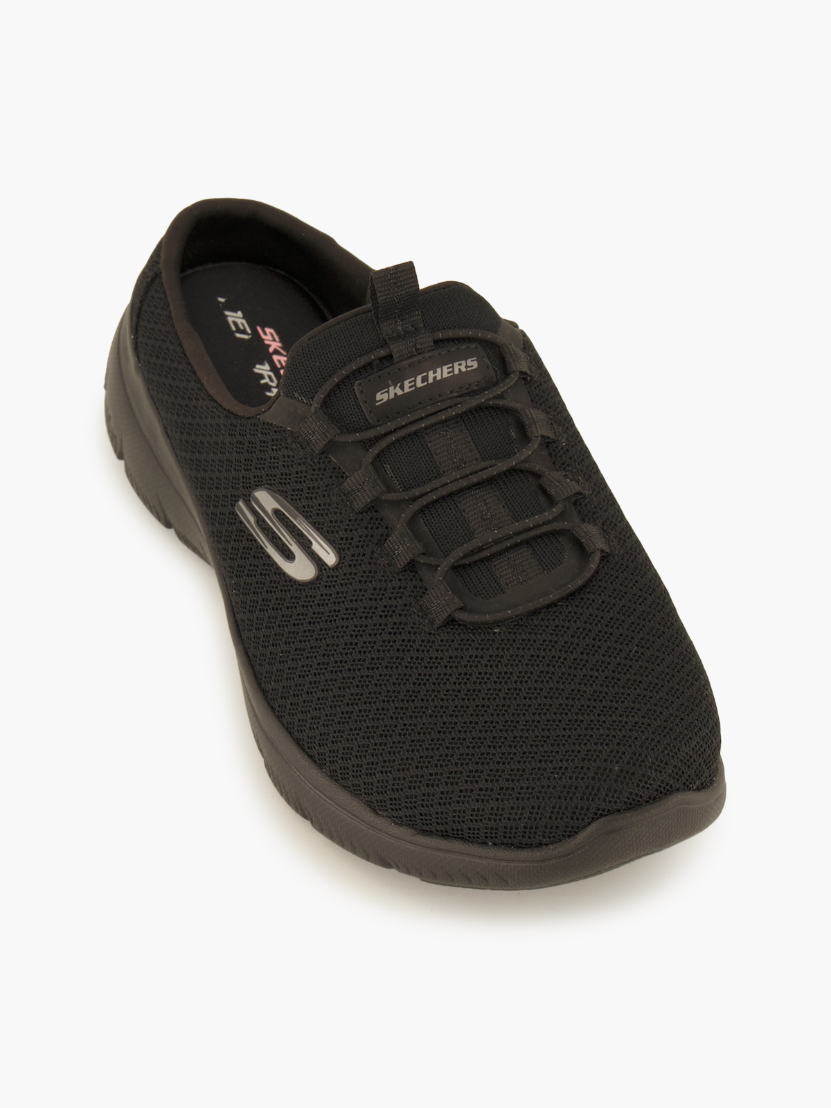 Skechers SWIFT STEP - SUMMITS Geschlossener Hausschuh – Schwarz