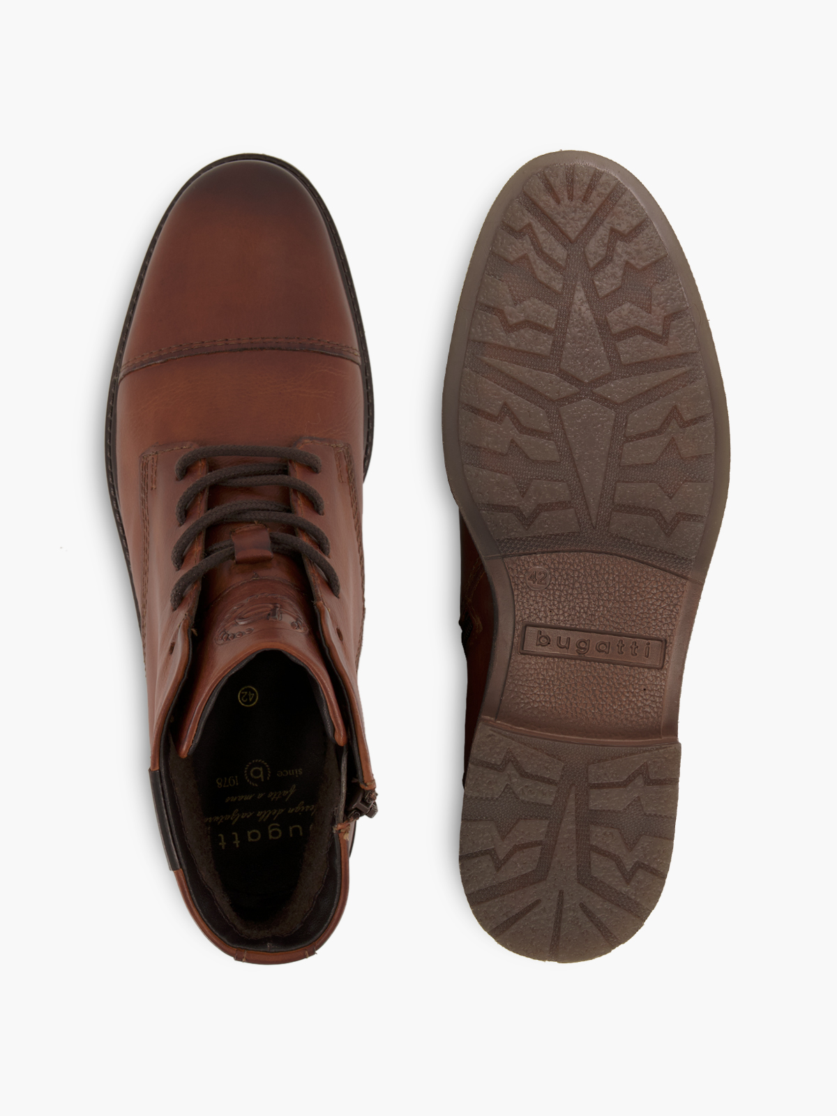 bugatti Schnürboots – Cognac