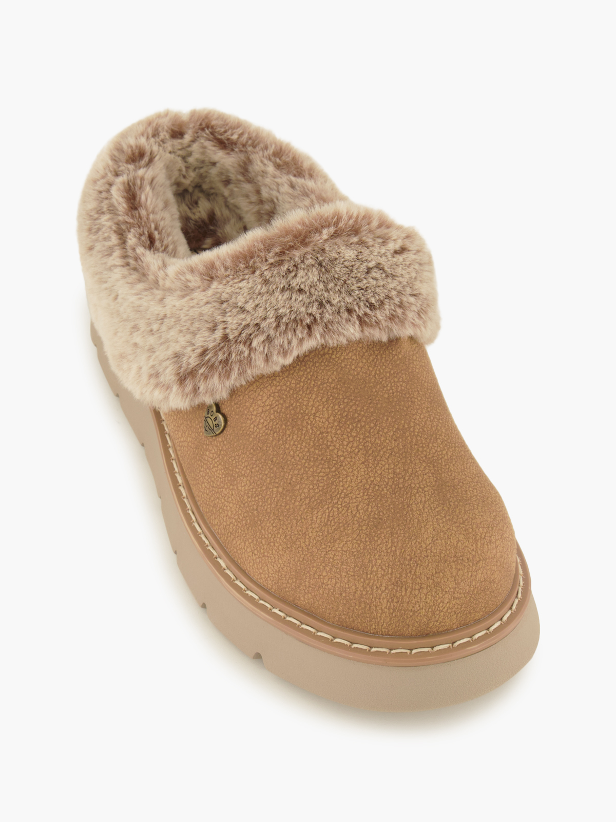Skechers BOBS KEEP SAKES LITE Geschlossener Hausschuh – Beige