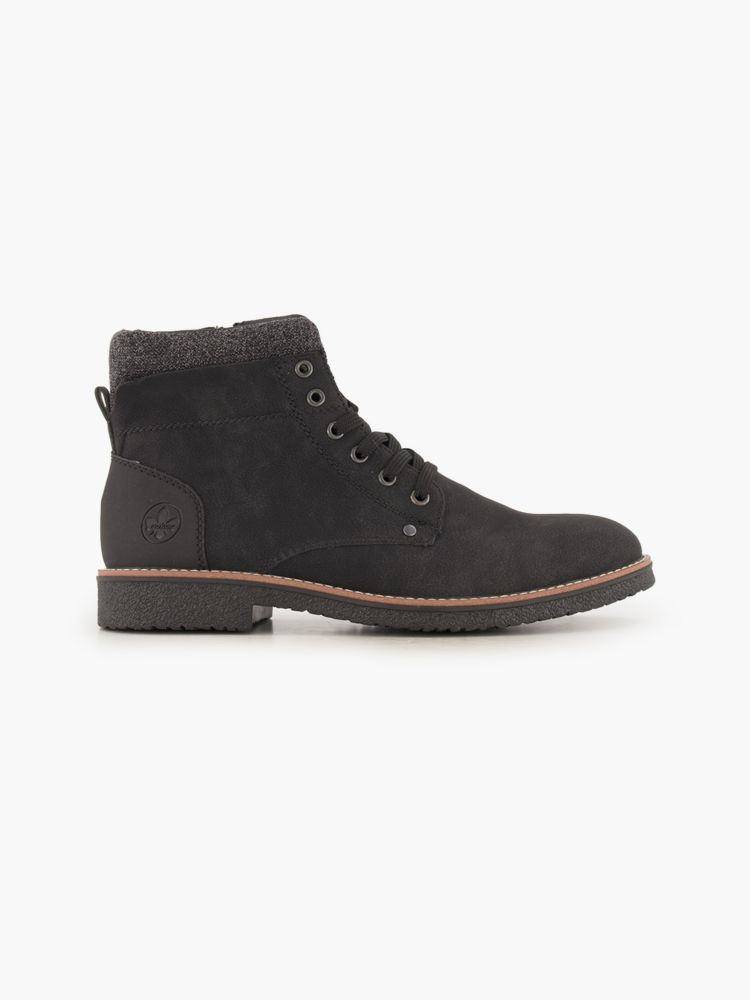 Rieker Schnürboots – Schwarz