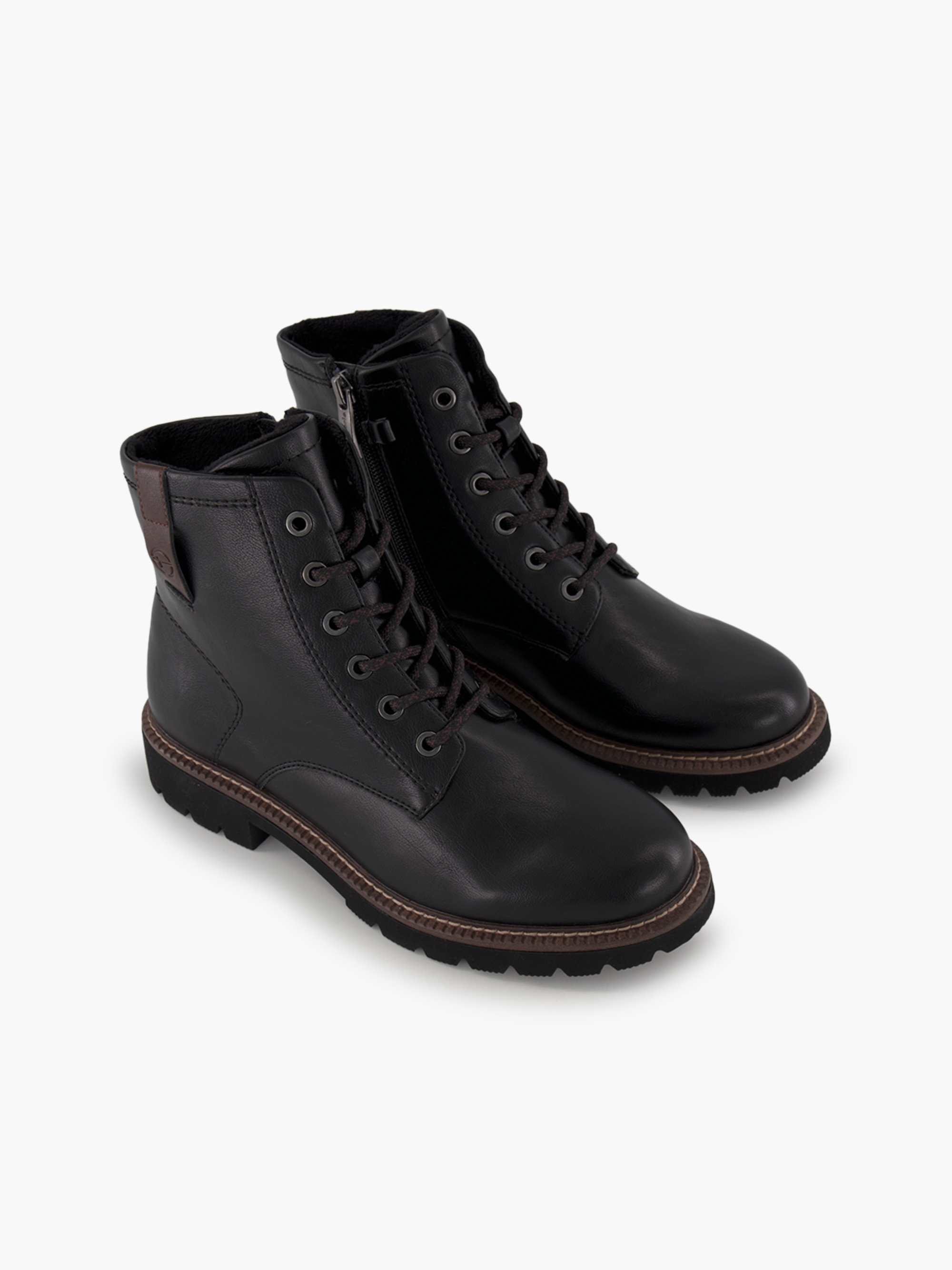Tamaris Schnürboots – Schwarz – Schwarz