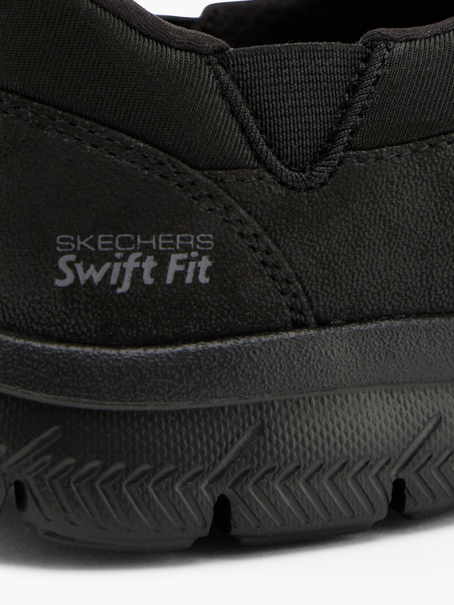 Skechers PURE GENIUS SWIFT FIT Slip-Ons – Schwarz