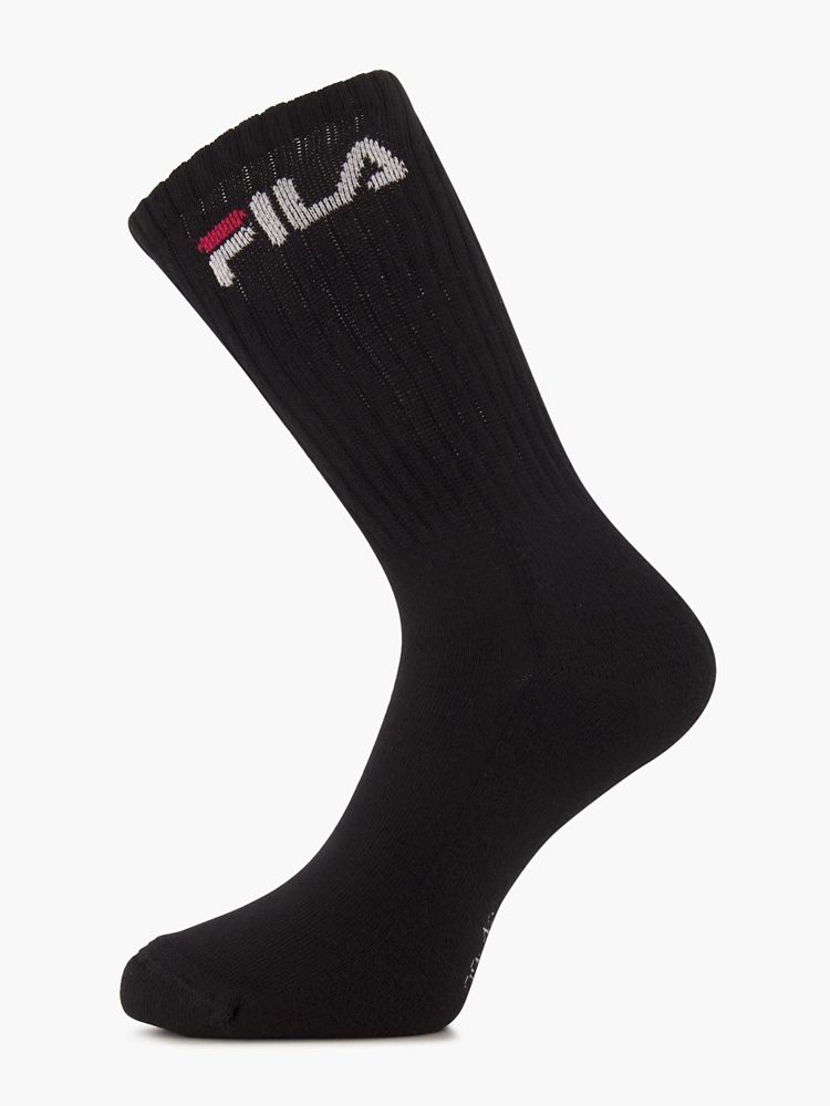 FILA 3x Socken – Schwarz