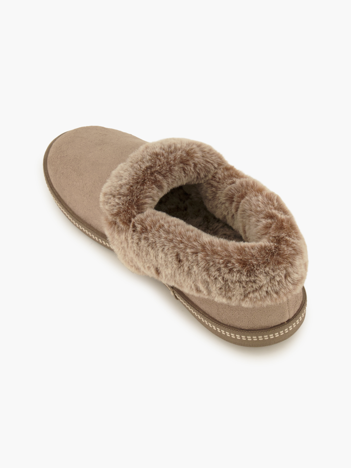 Skechers COZY CAMPFIRE Plüsch-Hausschuh – Beige