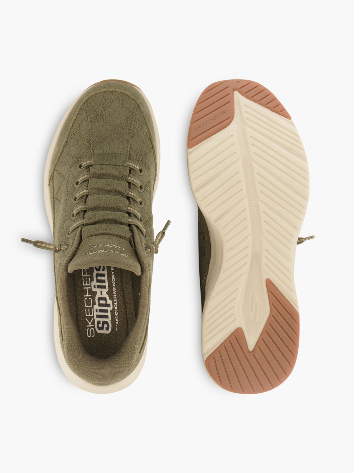 Skechers HANDS FREE SLIP-INS COZY FIT Sneaker – Grün