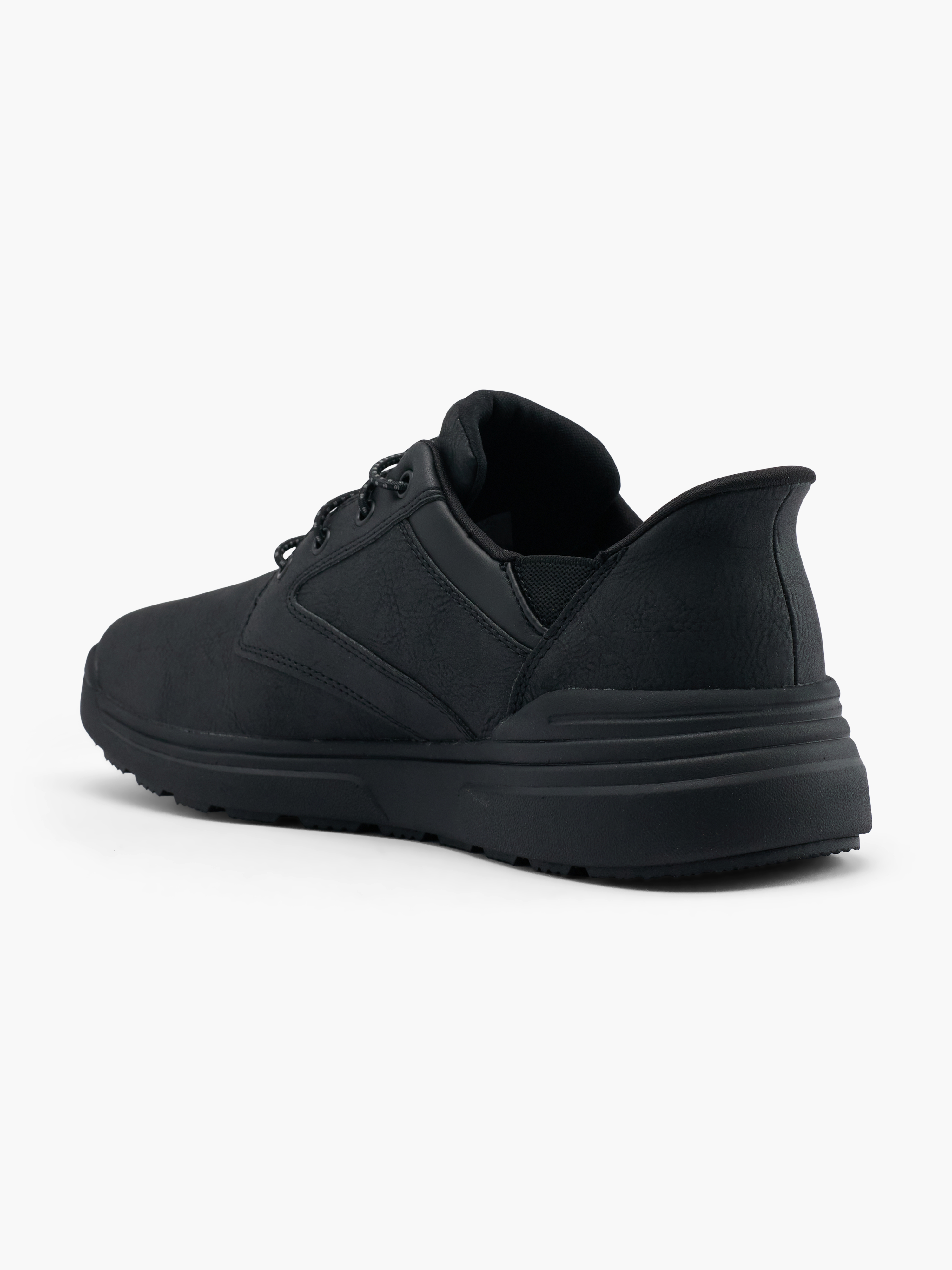 Skechers TOMAH SWIFT FIT Slip-Ons – Schwarz