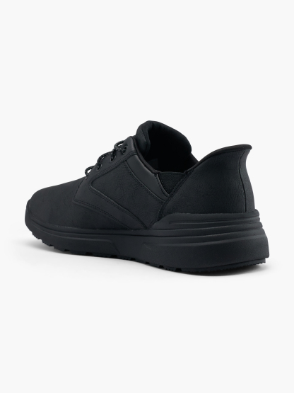 Skechers TOMAH SWIFT FIT Slip-Ons – Schwarz