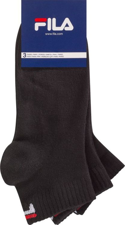FILA 3x Socken – Schwarz
