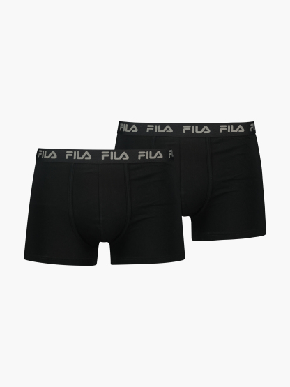 FILA 2x Boxershorts – Schwarz