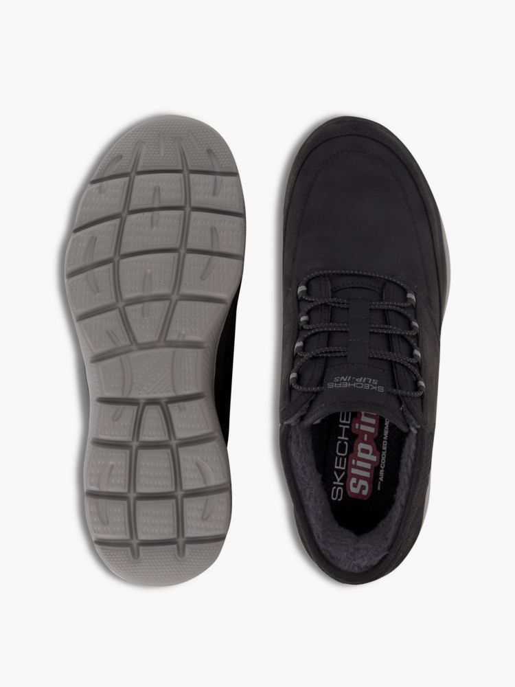 Skechers HANDS FREE SLIP-INS Hoher Sneaker – Schwarz