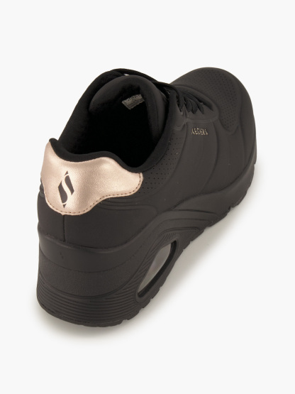 Skechers UNO WEDGE-HI STEPS Sneaker – Schwarz