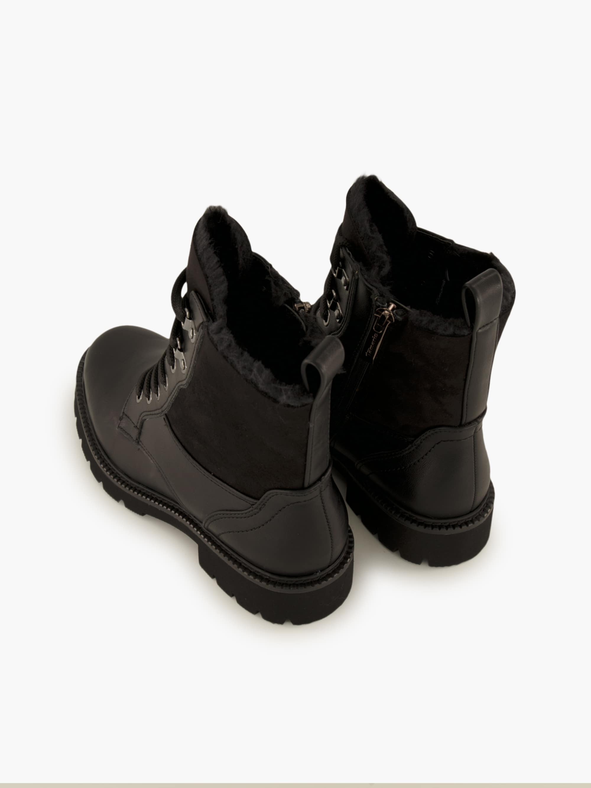 Tamaris Schnürboots – Schwarz – Schwarz