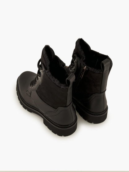Tamaris Schnürboots – Schwarz – Schwarz