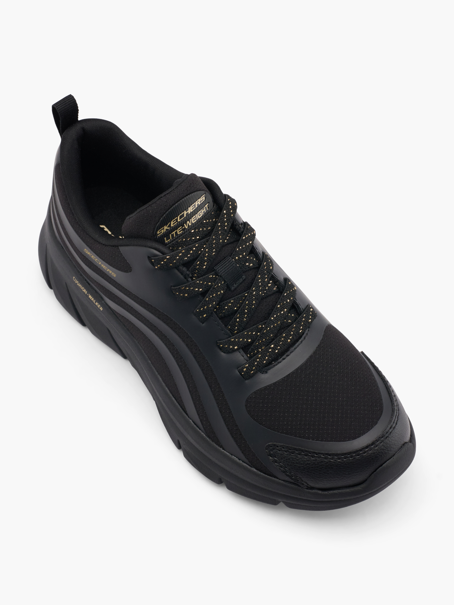 Skechers CUSHION WALKER Sneaker – Schwarz
